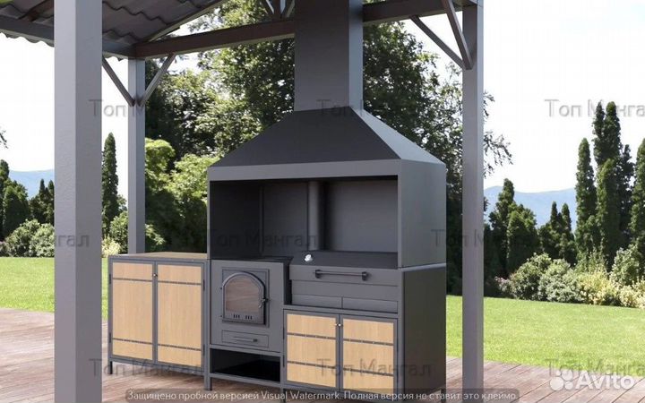 Мангал в беседку
