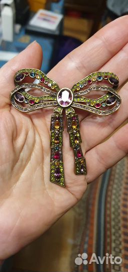 Винтажная брошь Heidi Daus