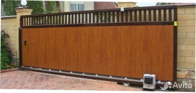 Откатные ворота под ключ