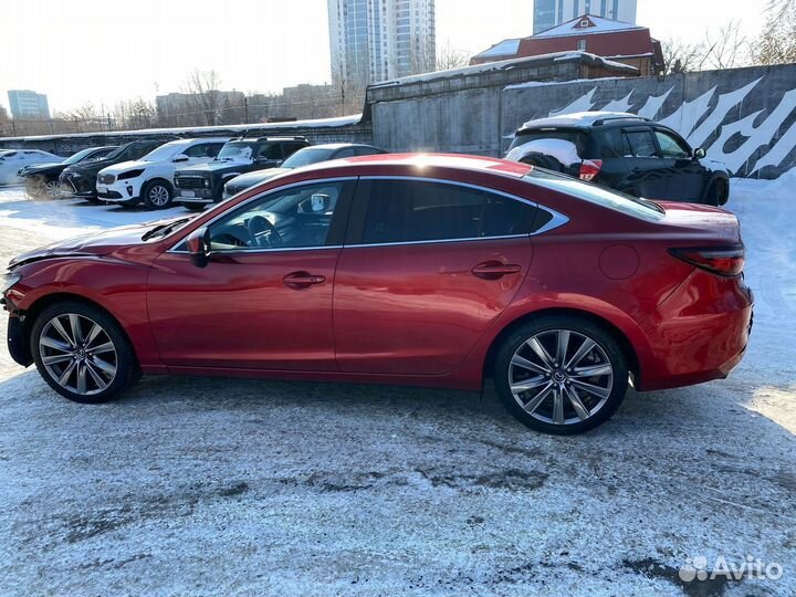 Mazda 6 2.5 AT, 2020, битый, 156 000 км