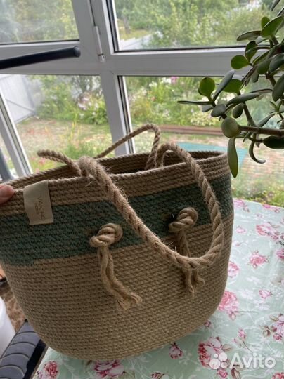 Сумка из джута