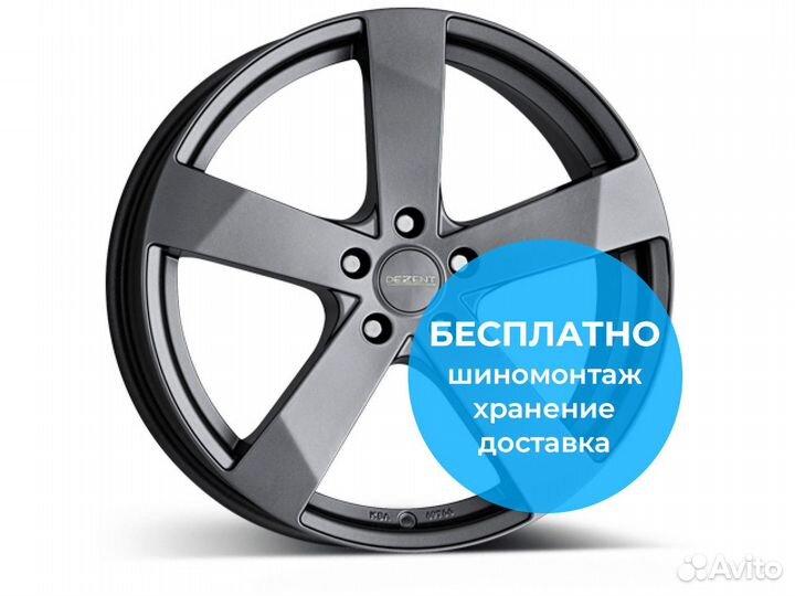 R16 5x100 6,5J ET38 D57,1 Dezent TD graphite