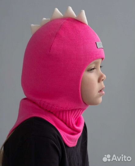 Зимний шлем + краги на 5-7 лет