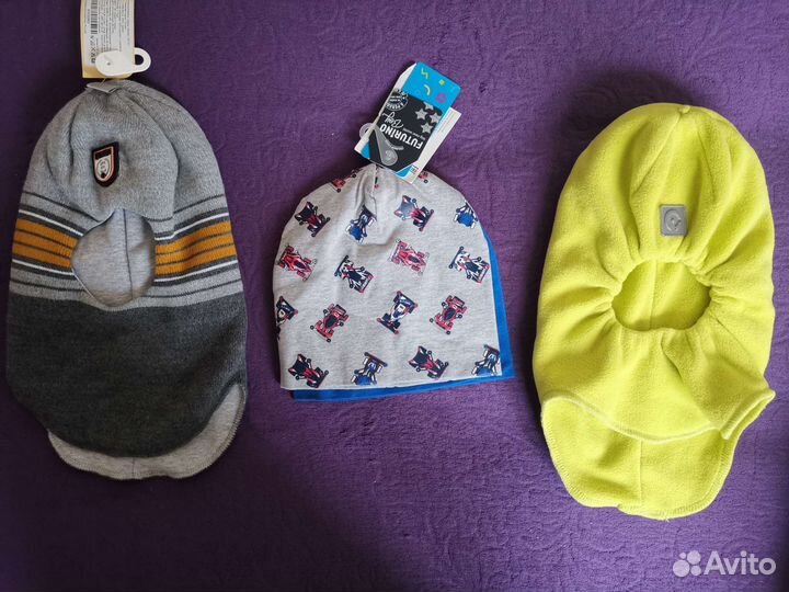 Шапки шлемы демисезонные