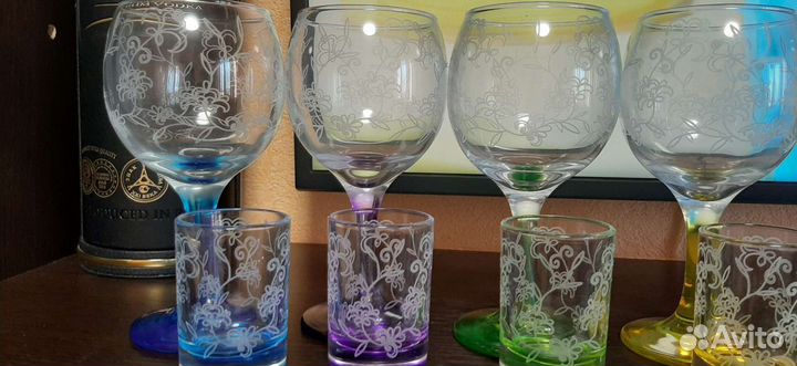 Бокалы рюмки