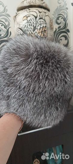 Шапка из чернобурки 57 58 объем