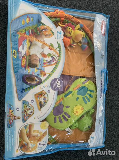 Развивающий коврик + мобиль в кроватку
