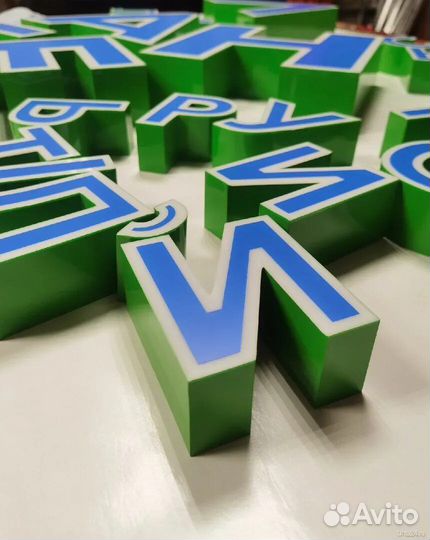 Наружняя реклама объёмные буквы вывески