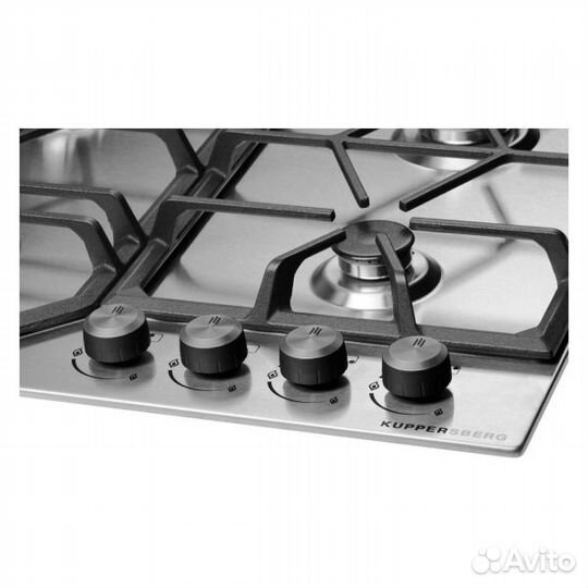 Встраиваемая газовая панель независимая kuppersberg fs 62 x