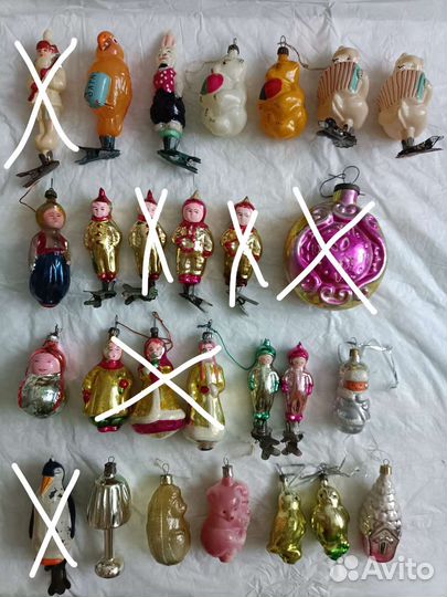 Елочные игрушки СССР