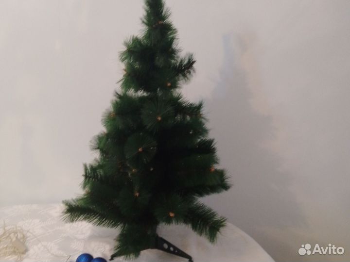 Ель искуственная бу 1 метр