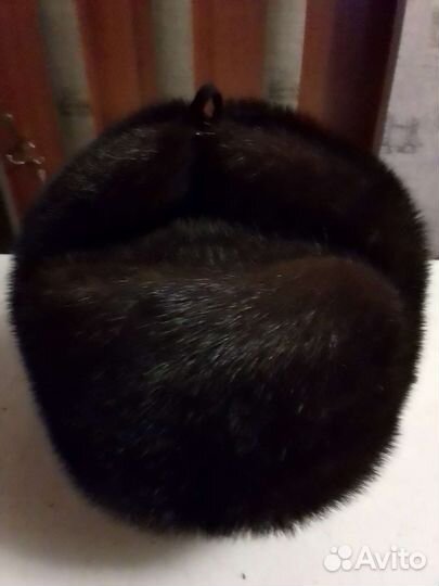 Норковая шапка мужская 58размер