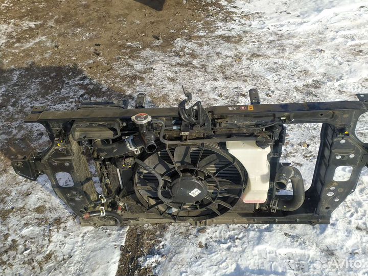 Кассета радиаторов hyundai solaris 2