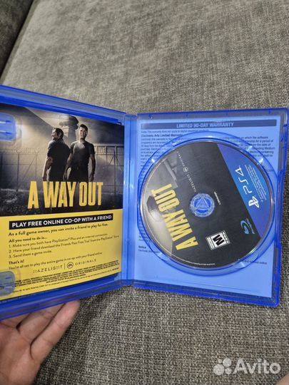 A way out ps4 диск