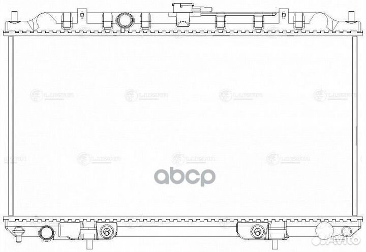Радиатор охл. LRc 14111 luzar