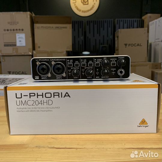 Behringer UMC204HD в Наличии