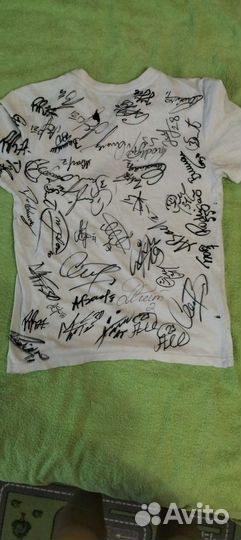 Футболка с автографами Зенита