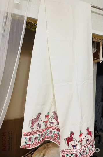 Рушник старинный СССР лен