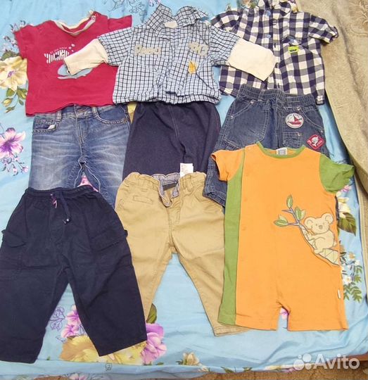 Вещи пакетом на мальчика 62 68