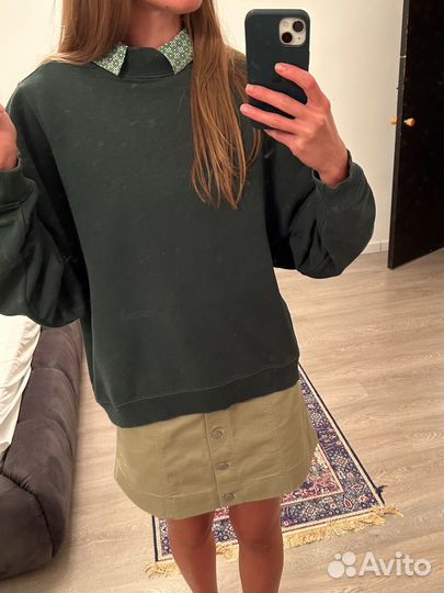 Свитшот, юбка, рубашка, сарафан