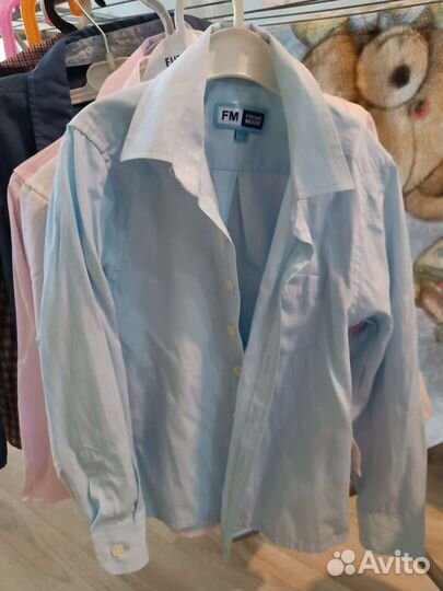 Рубашки 10шт.в школу 1класс, 122 рост