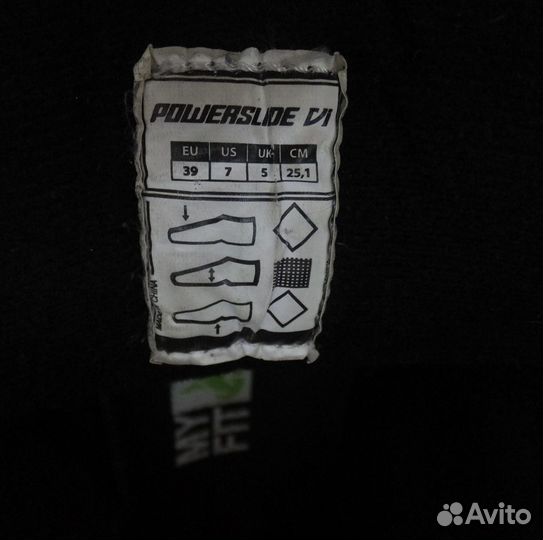 Новый сапожок Powerslide 39 р