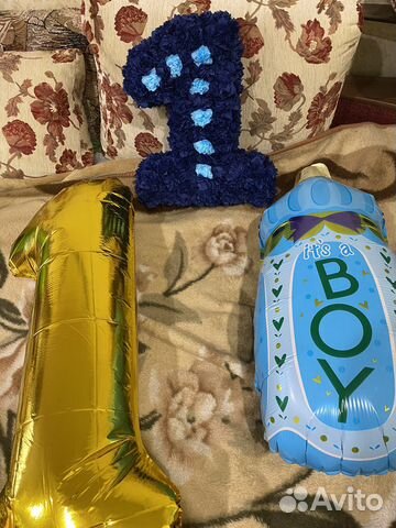 Цифра 1 на годик