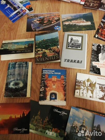Наборы открыток и карты городов
