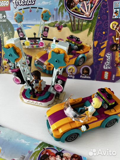 Lego friends 41390 Машина со сценой Андреа