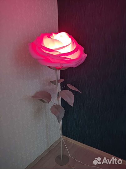 Торшер Роза из изолона светильник