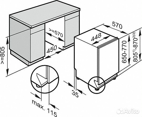 Посудомоечная машина miele G5890 SCVi SL шир.45см