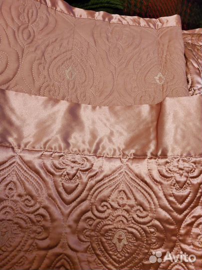 Новое Покрывало 240х260см цвет чайнрй розы