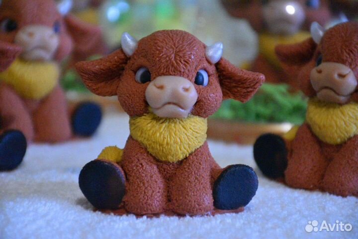 Плюшевый бычок