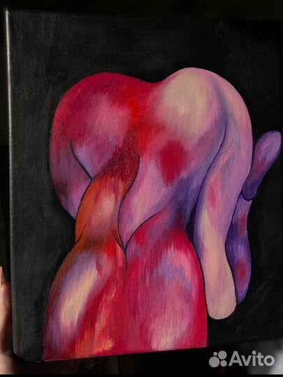Картина маслом «Чувственность 2.0». Тело ню