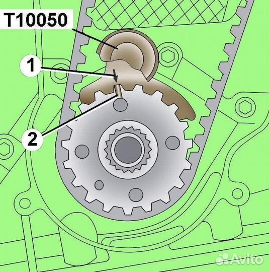 Фиксатор коленвала VAG T10050