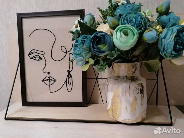 Ваза/ кашпо бетон, гипс