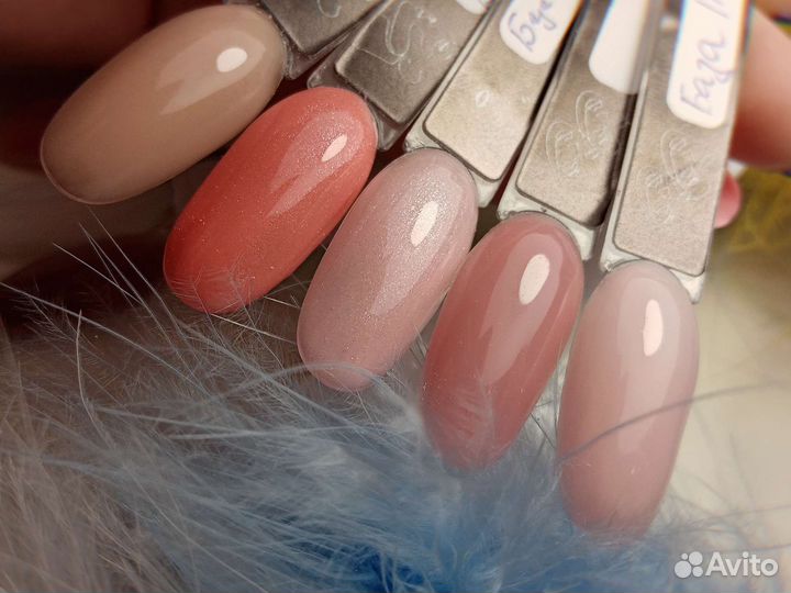 Цветные базы для ногтей