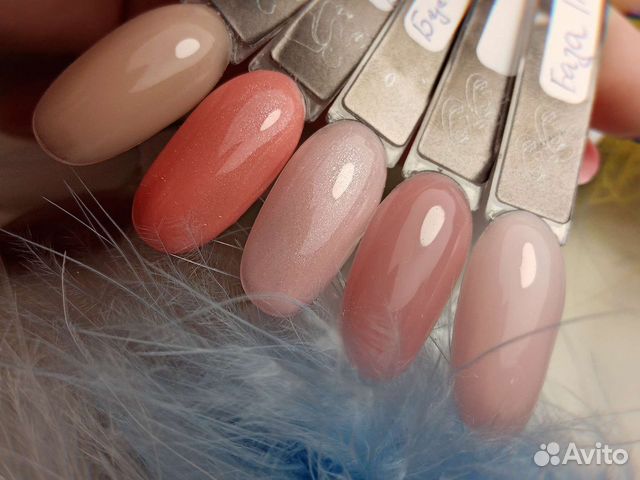 Цветные базы для ногтей