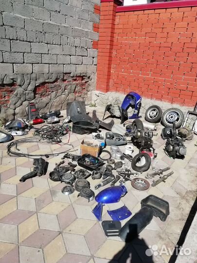 Запчасти бу на 50 кубовый китайский скутер