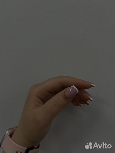 Маникюр, наращивание и выкладной френч