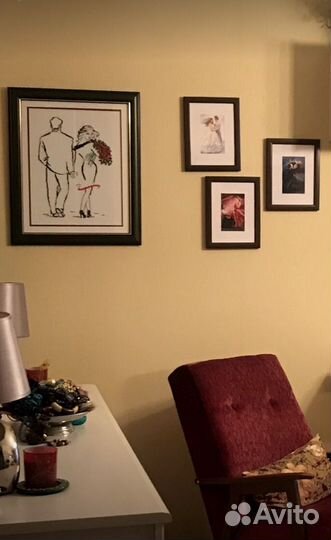 Картина. Вышивка в багете