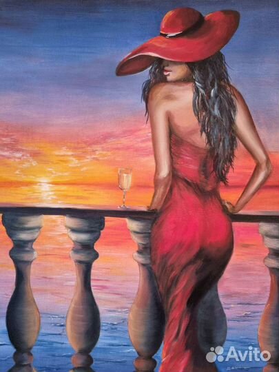 Картина маслом на холсте 