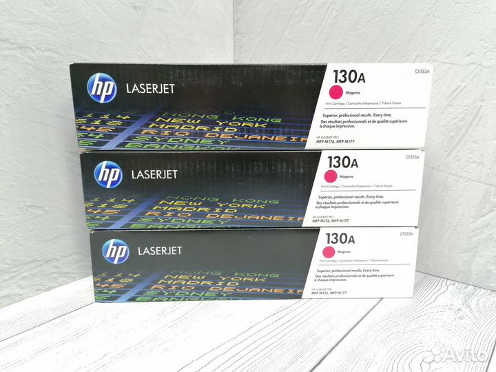 Картриджи оригинальные HP CF353A разные