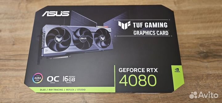 Видеокарта asus TUF-RTX 4080-O16G