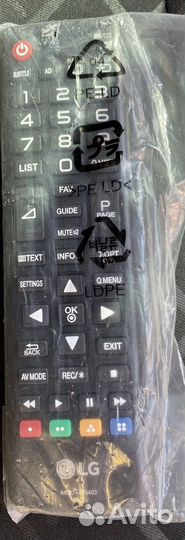 Пульт ду телевизора LG