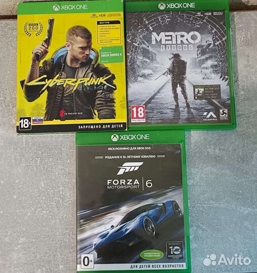Диски с играми для Xbox One, Series S,X