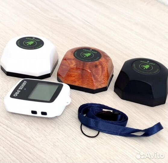 Кнопка вызова персонала и часы пейджер Поясной