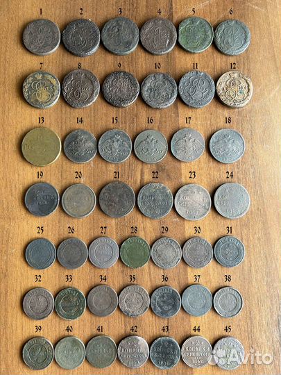 Монеты - Российская империя, оригиналы 100