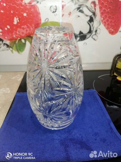 Ваза хрустальная большая СССР