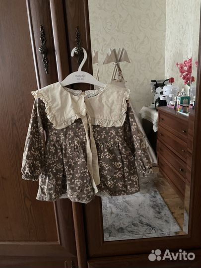 Детское нарядное платье 86-90